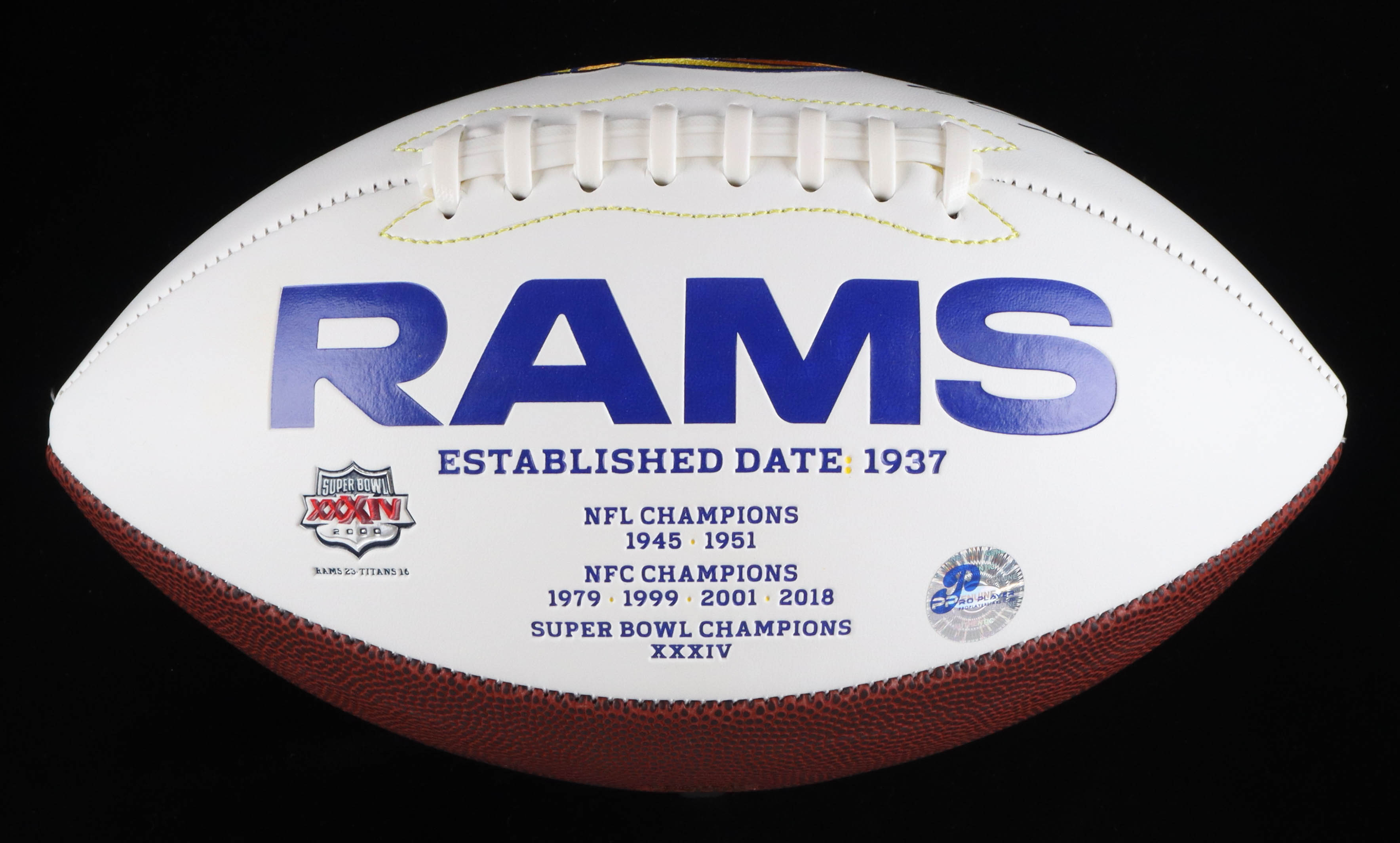 Van Jefferson Signed Rams Logo Football (Pro Player) | Pristine Auction