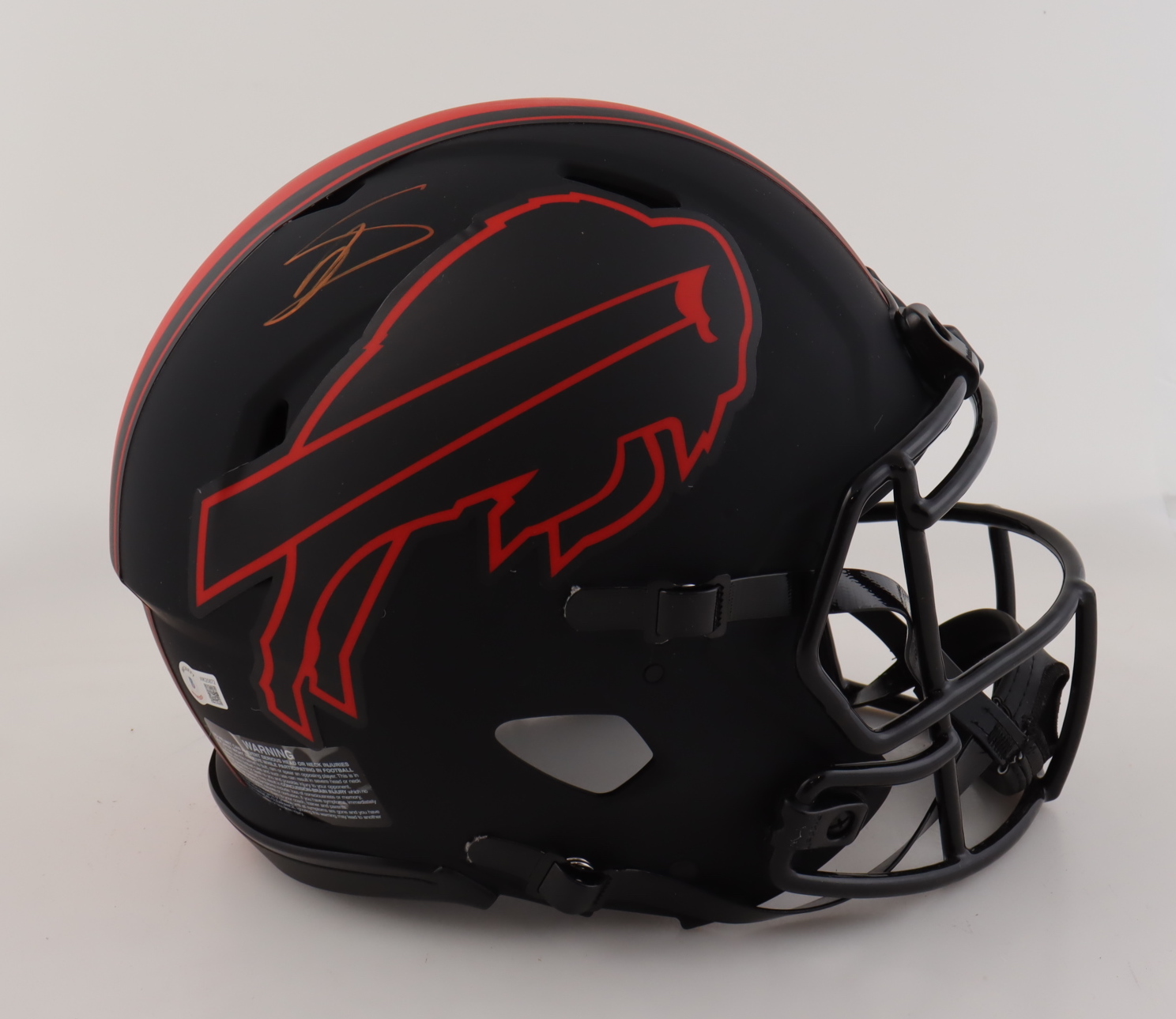 Stefon Diggs Signed Bills Full-Size Authentic On-Field Eclipse Alternate Speed Helmet (Beckett) at PristineAuction.com Stefon Diggs Signed Bills Full-Size Authentic On-Field Eclipse Alternate Speed Helmet (Beckett) at PristineAuction.com