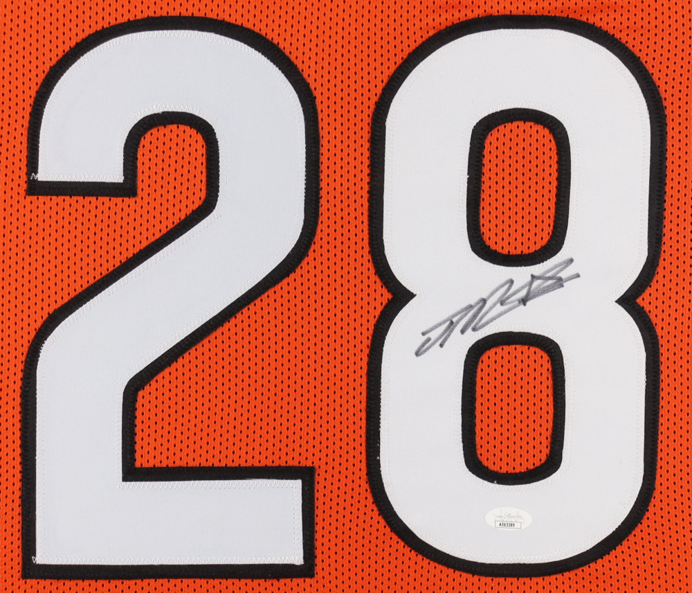 Joe Mixon Signed Custom Framed Jersey Display (JSA) at PristineAuction.com Joe Mixon Signed Custom Framed Jersey Display (JSA) at PristineAuction.com