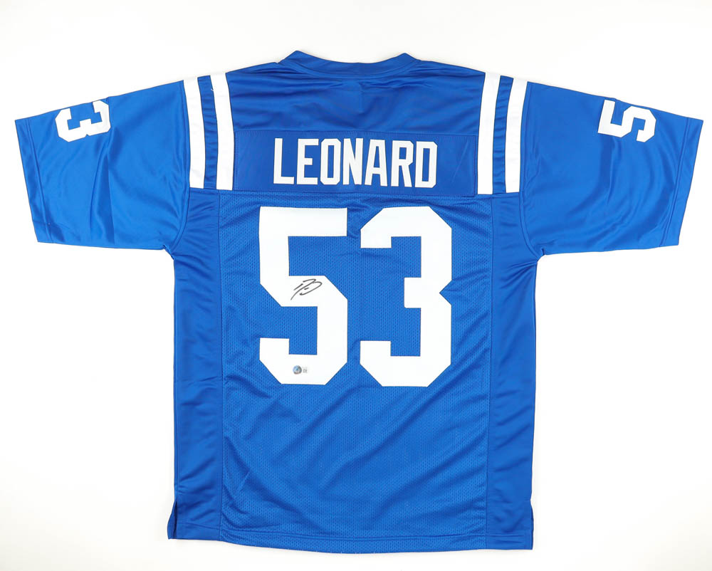 Darius Leonard Signed Jersey (Beckett) at PristineAuction.com Darius Leonard Signed Jersey (Beckett) at PristineAuction.com