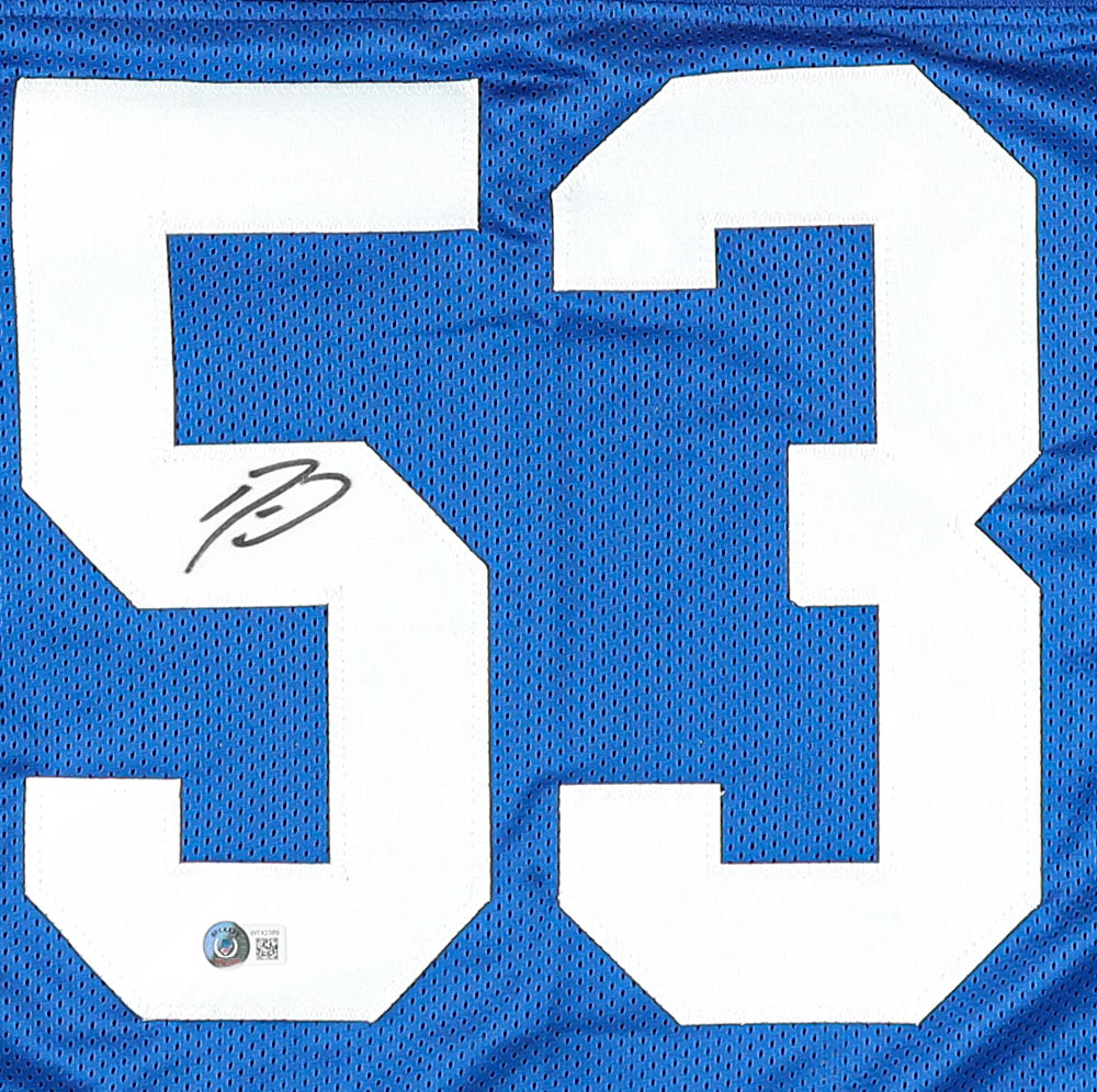 Darius Leonard Signed Jersey (Beckett) at PristineAuction.com Darius Leonard Signed Jersey (Beckett) at PristineAuction.com
