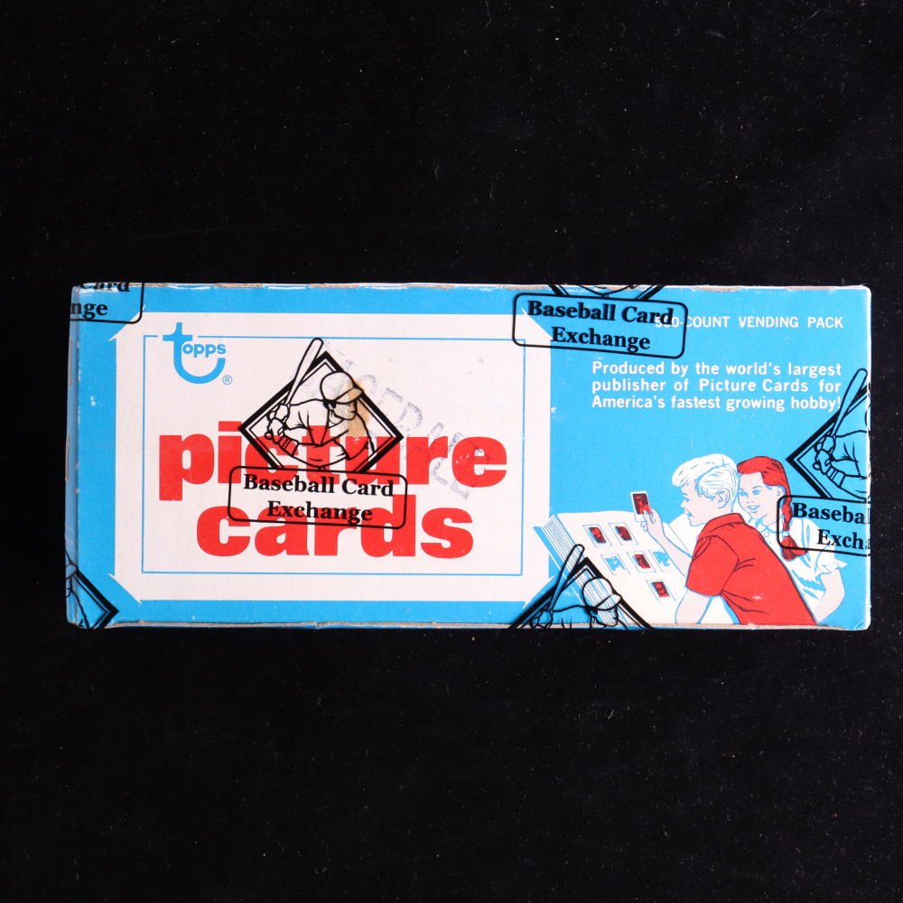 1984 Topps Picture Vending Box of (500) Baseball Cards Pristine Auction