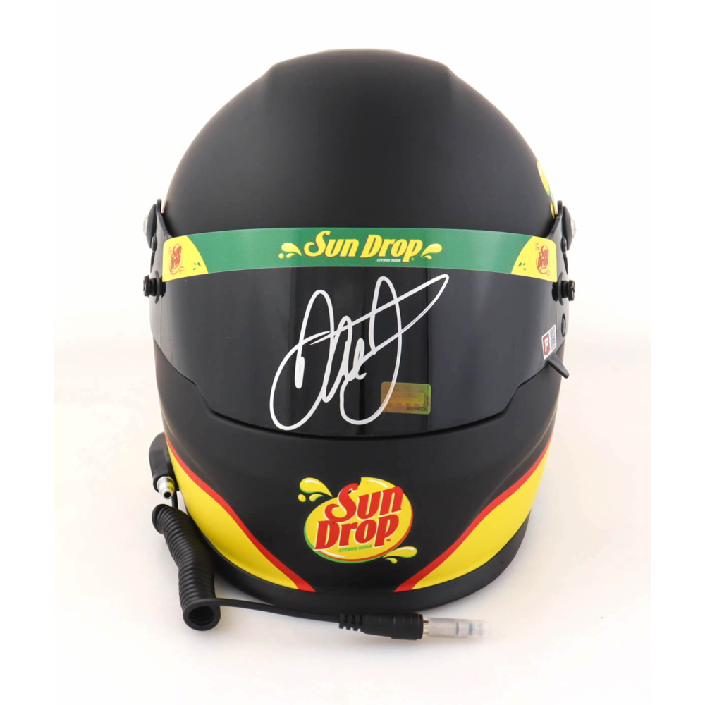 Dale Earnhardt Jr. Signed NASCAR Sun Drop Full-Size Helmet (Dale Jr. & PA) at PristineAuction.com