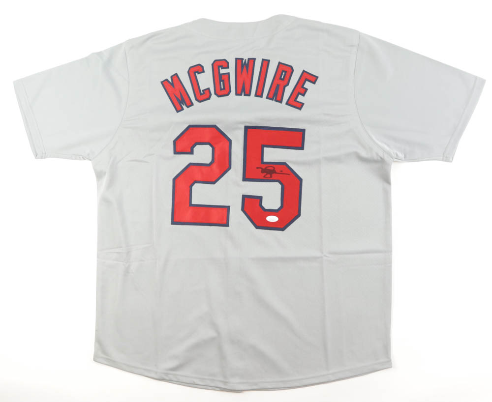 Mark McGwire Signed Jersey (JSA) at PristineAuction.com Mark McGwire Signed Jersey (JSA) at PristineAuction.com