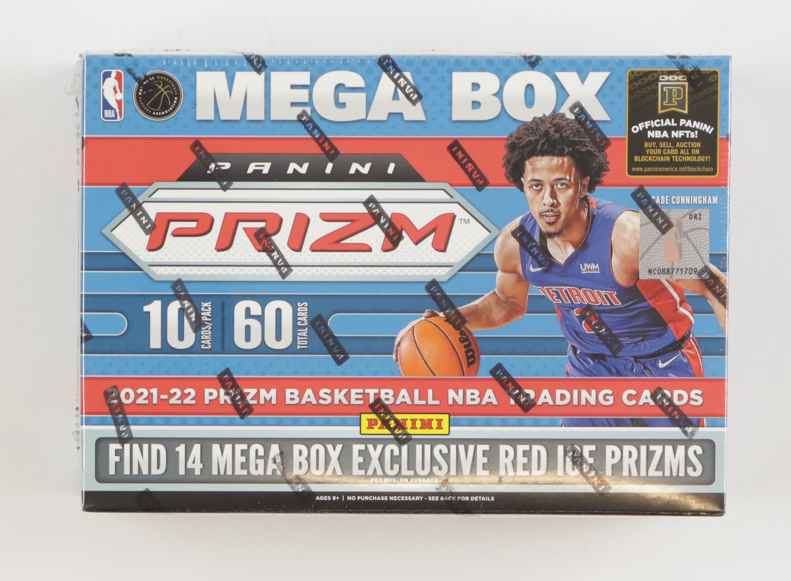 2021-2022 Panini Prizm Basketball Mega Box with (6) Packs at PristineAuction.com 2021-2022 Panini Prizm Basketball Mega Box with (6) Packs at PristineAuction.com
