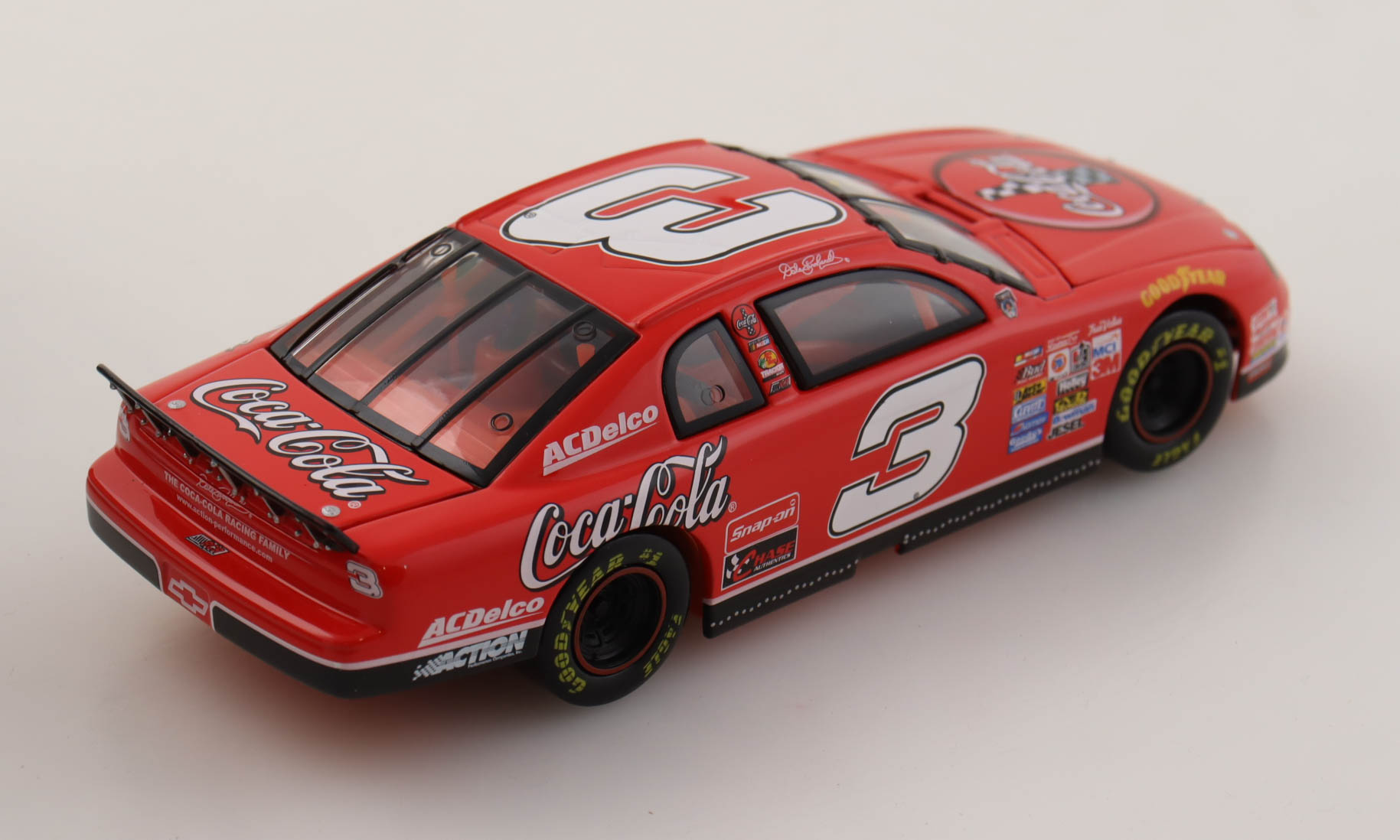 Dale Earnhardt Sr. LE NASCAR #3 Coke / Japan Race / RCR Museum Series / 1998 Monte Carlo - 1:32 Diecast Car at PristineAuction.com Dale Earnhardt Sr. LE NASCAR #3 Coke / Japan Race / RCR Museum Series / 1998 Monte Carlo - 1:32 Diecast Car at PristineAuction.com