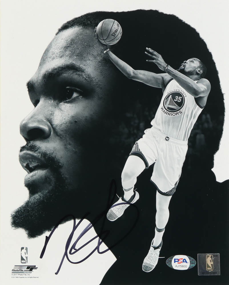 Kevin Durant Signed Warriors 8x10 Photo (PSA) at PristineAuction.com Kevin Durant Signed Warriors 8x10 Photo (PSA) at PristineAuction.com