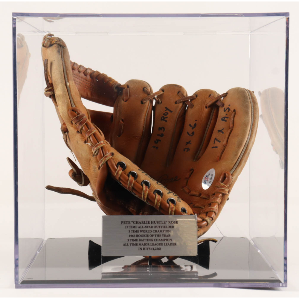 Gant Baseball Jeunesse MacGregor – Vintage, Modèle Pro Pete Rose, Taille M, Cuir