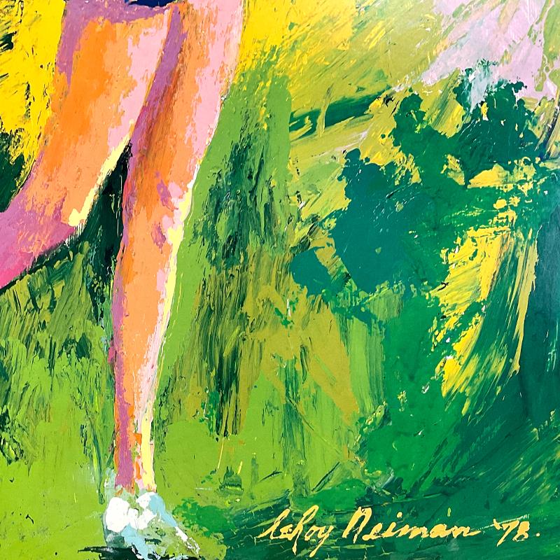 Leroy Neiman "Janie Blalock" 22x31 Offset Lithographic Poster with Plate Signature at PristineAuction.com Leroy Neiman "Janie Blalock" 22x31 Offset Lithographic Poster with Plate Signature at PristineAuction.com