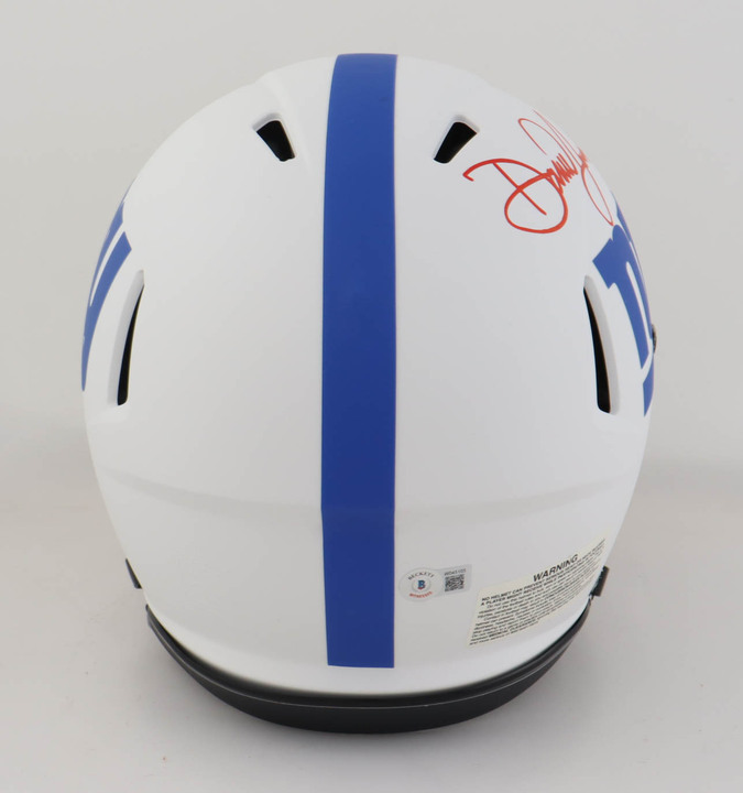 Daniel Jones Signed Giants Lunar Eclipse Alternate Speed Mini Helmet (Beckett) at PristineAuction.com Daniel Jones Signed Giants Lunar Eclipse Alternate Speed Mini Helmet (Beckett) at PristineAuction.com