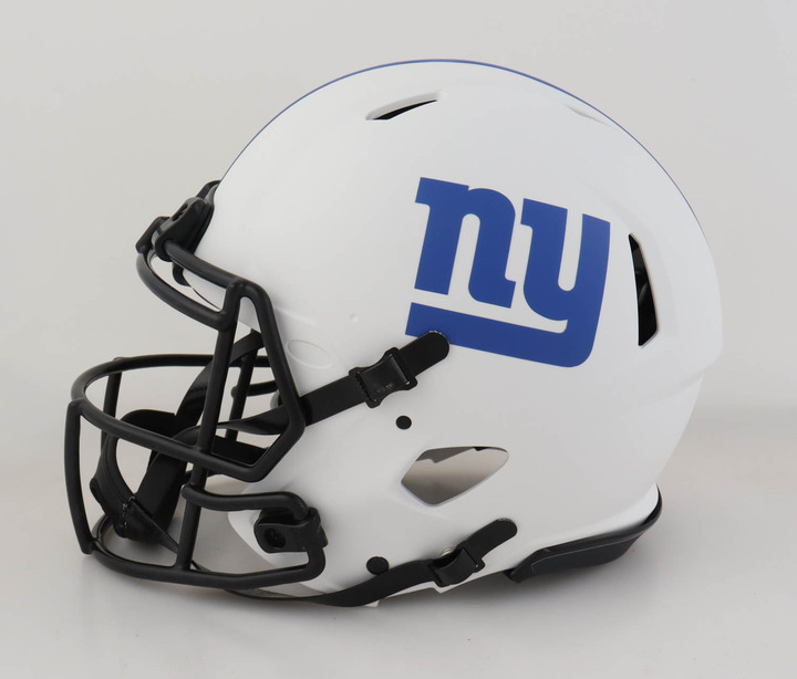 Daniel Jones Signed Giants Lunar Eclipse Alternate Speed Mini Helmet (Beckett) at PristineAuction.com Daniel Jones Signed Giants Lunar Eclipse Alternate Speed Mini Helmet (Beckett) at PristineAuction.com