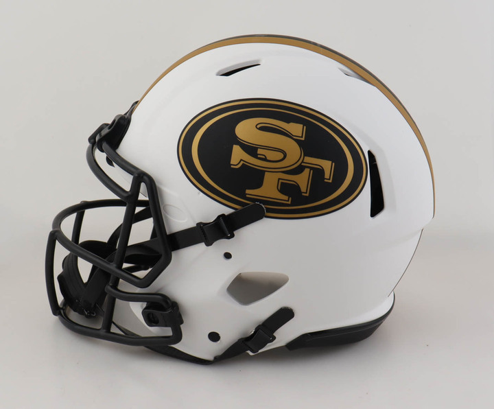 Deebo Samuel Signed 49ers Full-Size Authentic On-Field Lunar Eclipse Alternate Speed Helmet (JSA) at PristineAuction.com Deebo Samuel Signed 49ers Full-Size Authentic On-Field Lunar Eclipse Alternate Speed Helmet (JSA) at PristineAuction.com