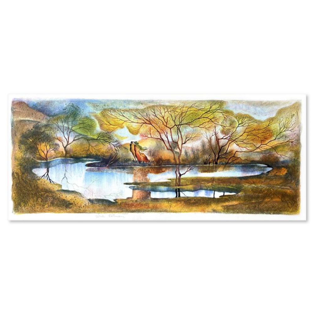 "Untitled" Numbered LE 9x23 Serigraph by Zina Roitman (PA) Pristine