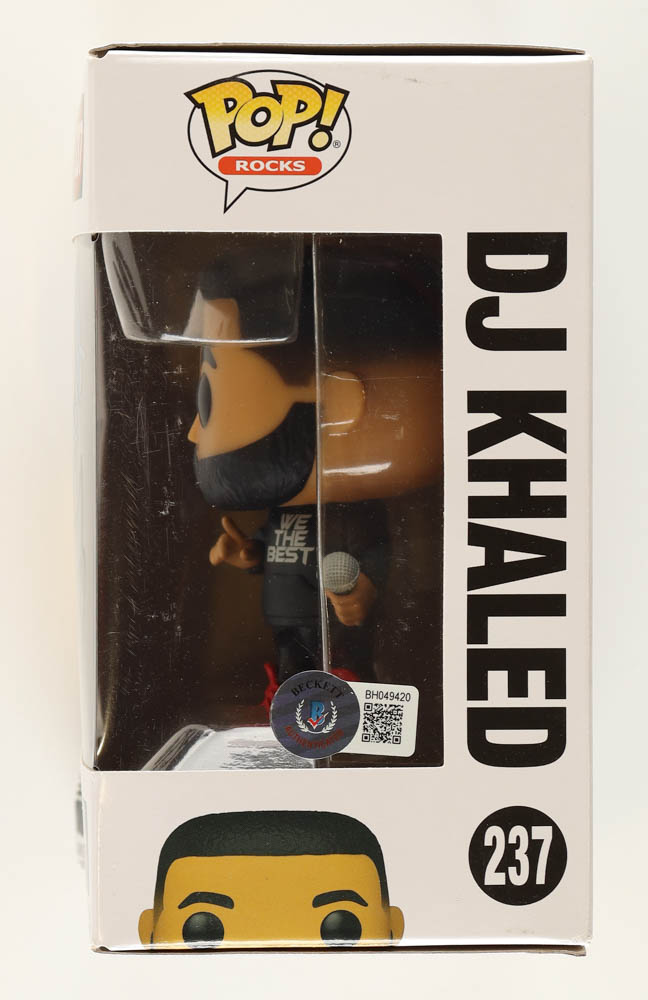 DJ Khaled Signed #237 Funko Pop! Vinyl Figure (Beckett) at PristineAuction.com DJ Khaled Signed #237 Funko Pop! Vinyl Figure (Beckett) at PristineAuction.com