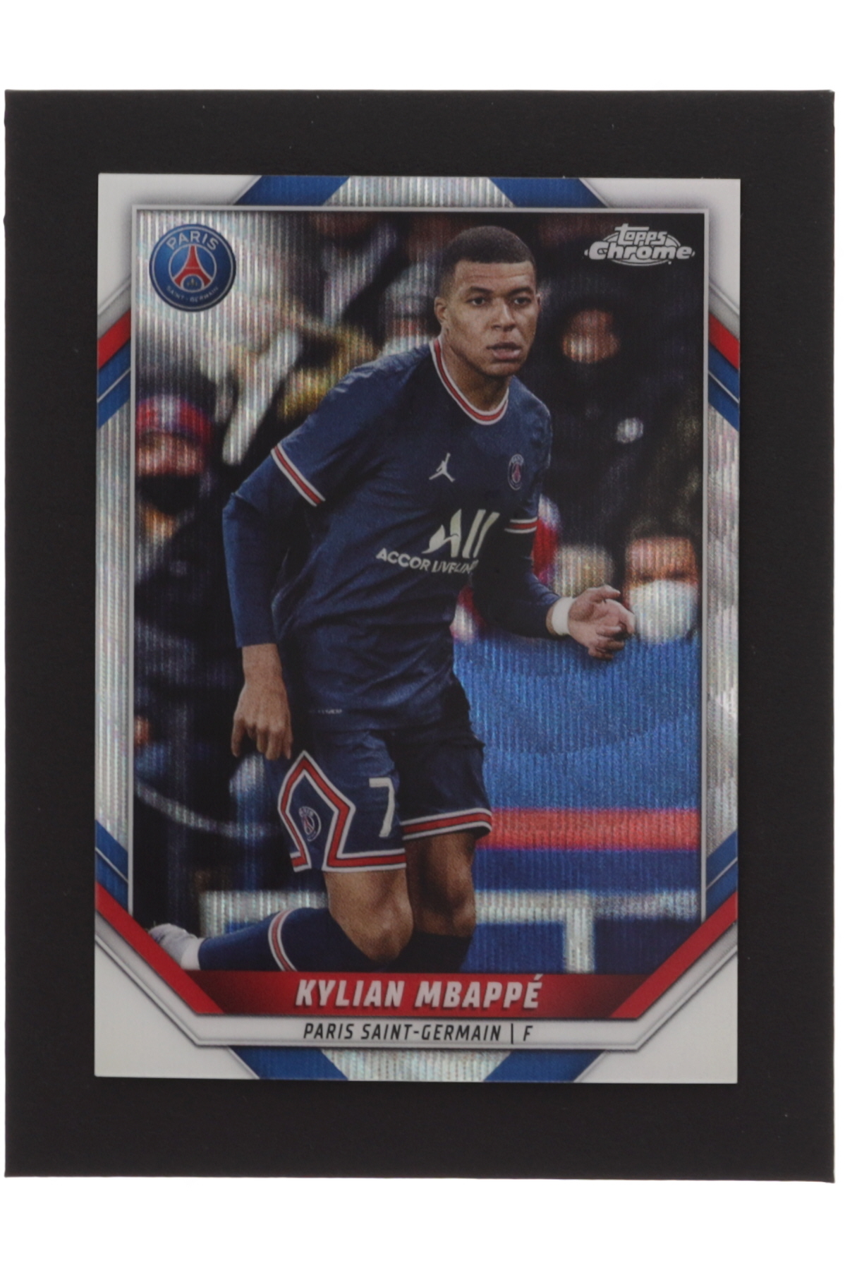 Kylian Mbappe 2021-22 Topps Chrome Paris Saint-Germain Wave Refractor #18 #24/45 at PristineAuction.com Kylian Mbappe 2021-22 Topps Chrome Paris Saint-Germain Wave Refractor #18 #24/45 at PristineAuction.com