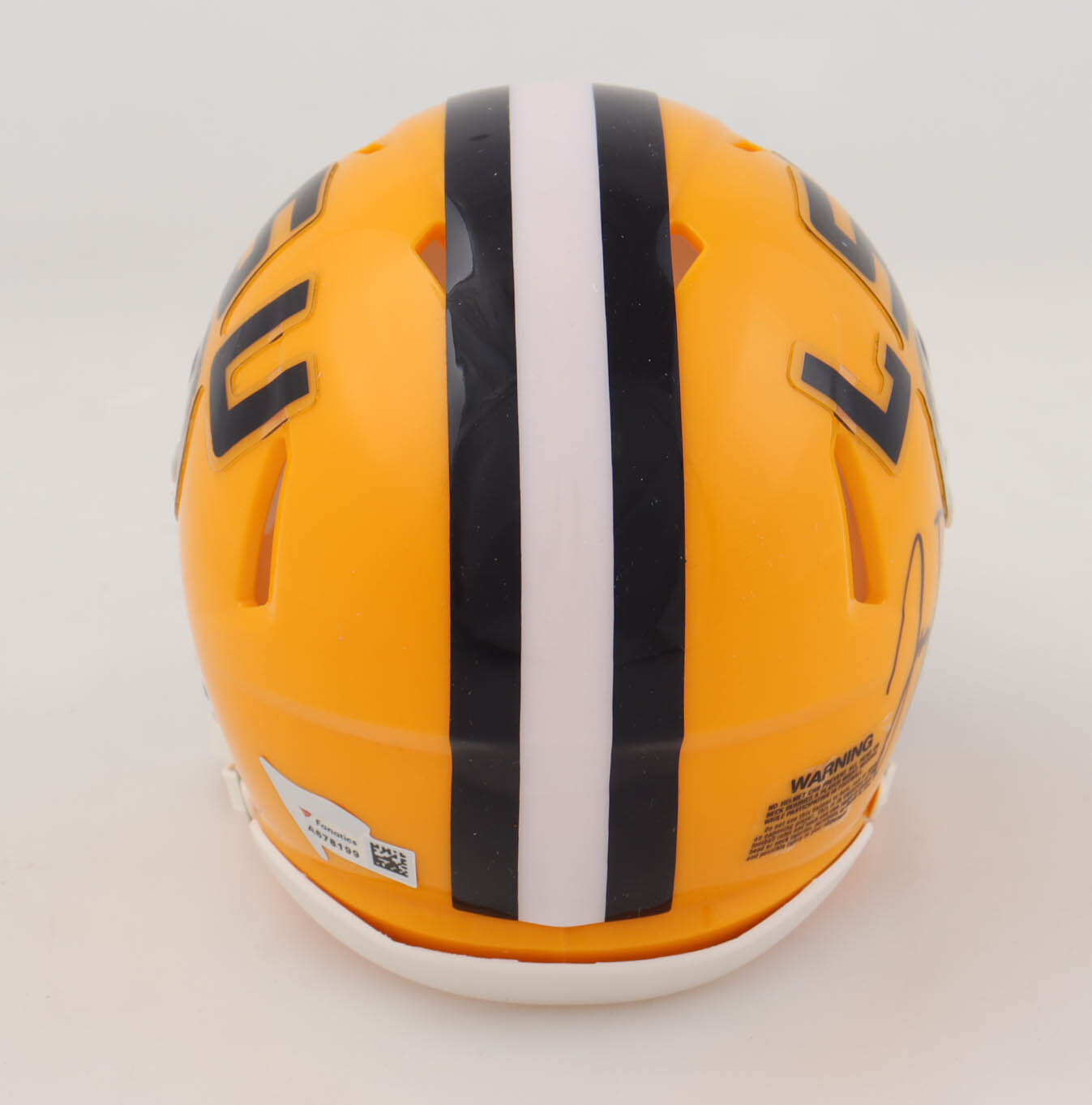 Joe Burrow Signed LSU Tigers Speed Mini Helmet (Fanatics) at PristineAuction.com Joe Burrow Signed LSU Tigers Speed Mini Helmet (Fanatics) at PristineAuction.com