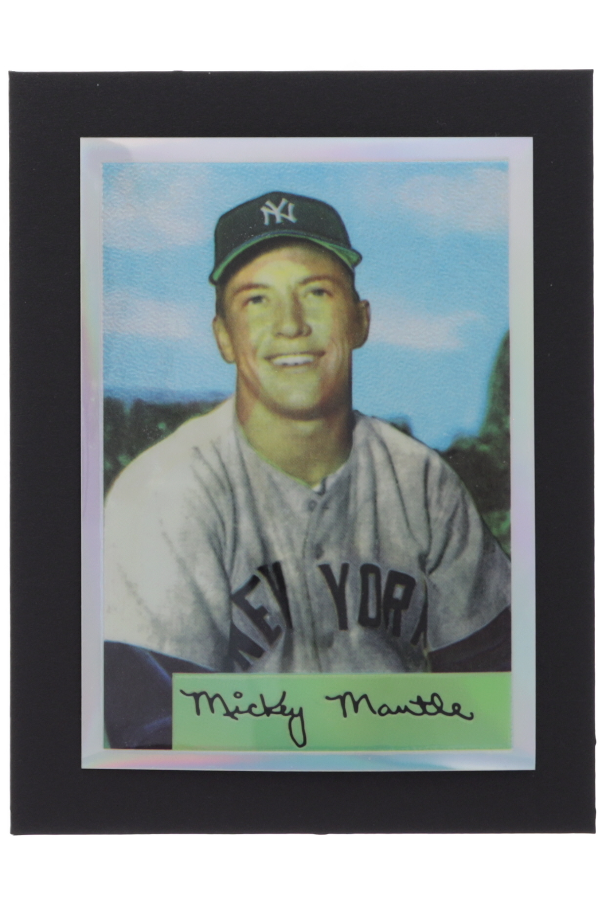 Mickey Mantle 1996 Topps Mantle Finest Refractors #4 1954 Bowman at PristineAuction.com Mickey Mantle 1996 Topps Mantle Finest Refractors #4 1954 Bowman at PristineAuction.com