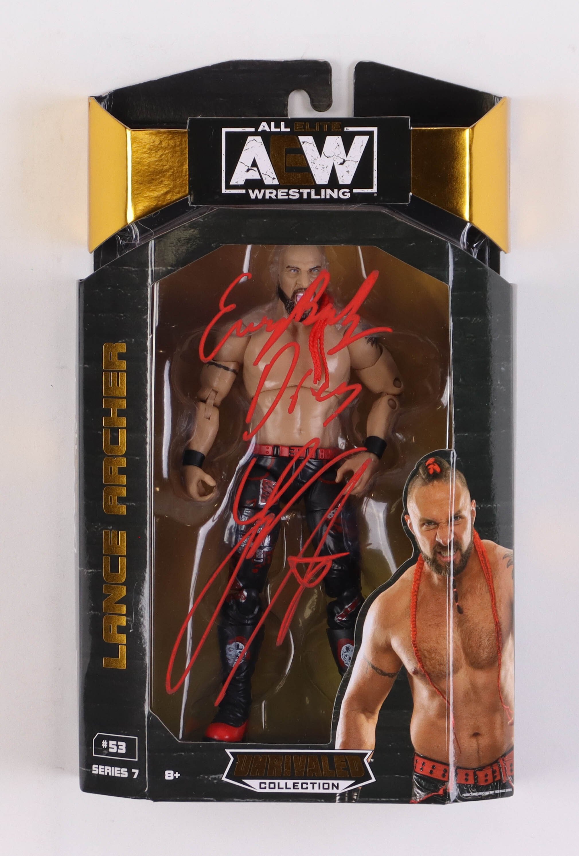 Lance Archer Signed AEW Action Figure Inscribed "Every Body Dies" (JSA) at PristineAuction.com Lance Archer Signed AEW Action Figure Inscribed "Every Body Dies" (JSA) at PristineAuction.com