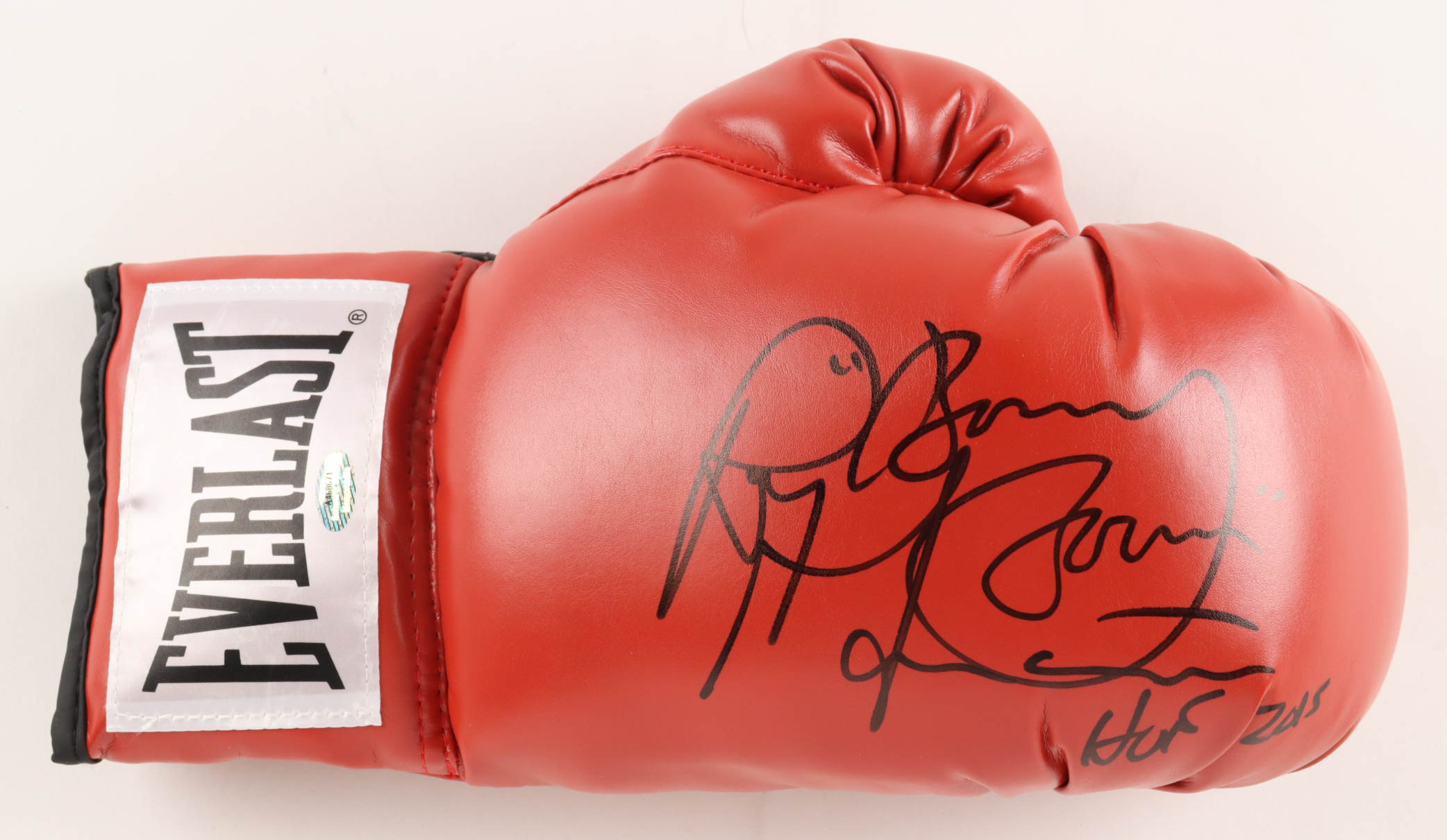 Ray "Boom Boom" Mancini Signed Everlast Boxing Glove Inscribed "HOF 2015" (Schwartz) at PristineAuction.com Ray "Boom Boom" Mancini Signed Everlast Boxing Glove Inscribed "HOF 2015" (Schwartz) at PristineAuction.com