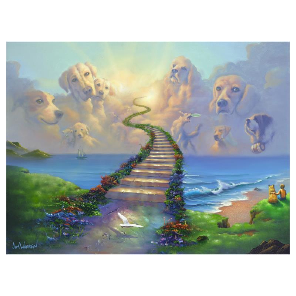 share_1669138773-Jim-Warren-Signed-Remembering-the-Rainbow-Bridge-Artist-Embellished-AP-LE-18x24-Giclee-on-Canvas-PA-PristineAuction.com.jpeg