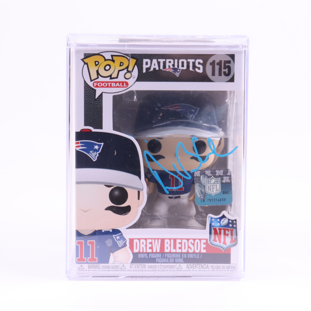 Drew Bledsoe Signed Patriots #115 Funko Pop! Vinyl Figure (Beckett) |  Pristine Auction