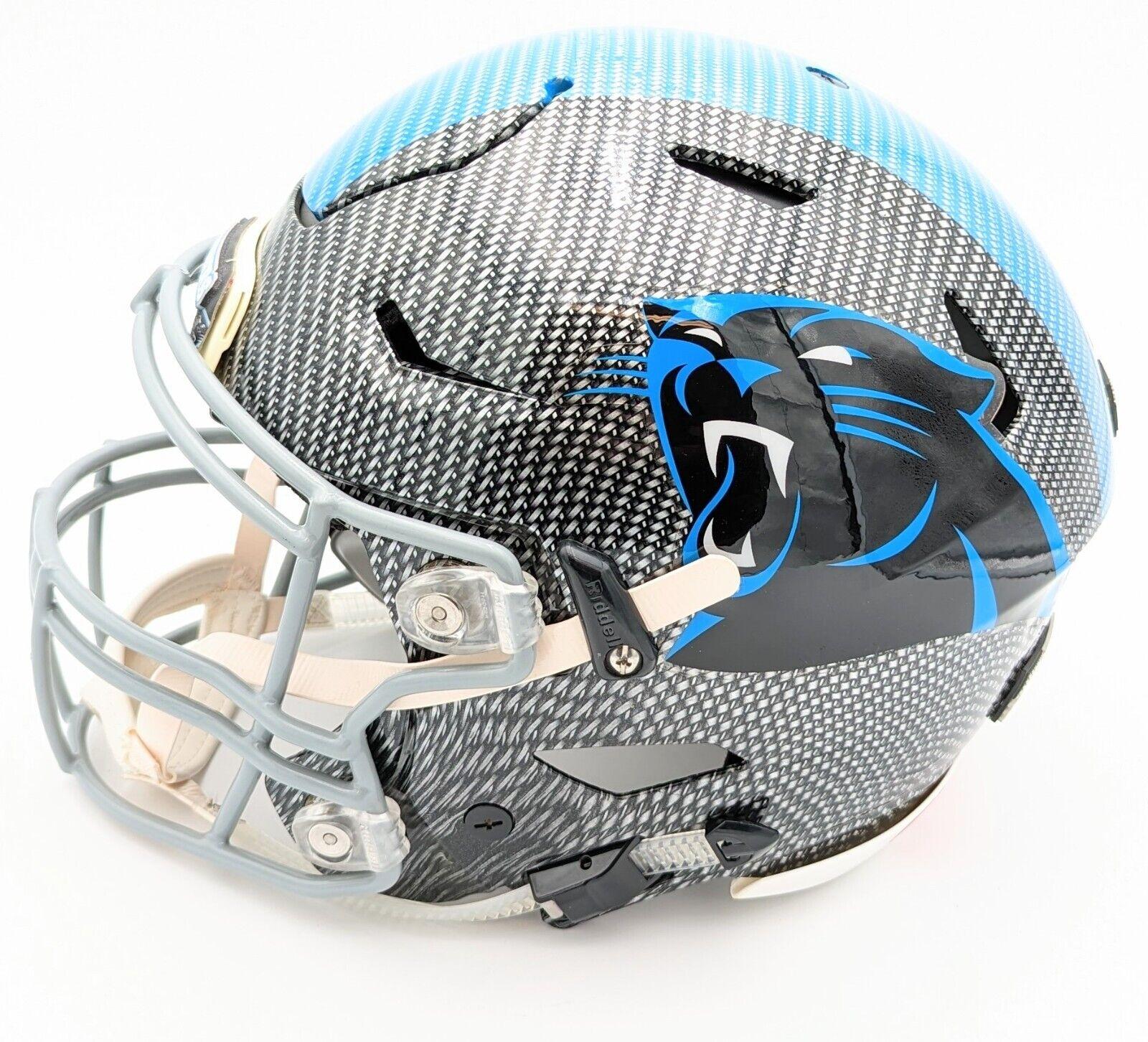 Luke Kuechly Signed Panthers Full-Size Authentic On-Field Hydro-Dipped SpeedFlex Helmet (Beckett) at PristineAuction.com Luke Kuechly Signed Panthers Full-Size Authentic On-Field Hydro-Dipped SpeedFlex Helmet (Beckett) at PristineAuction.com