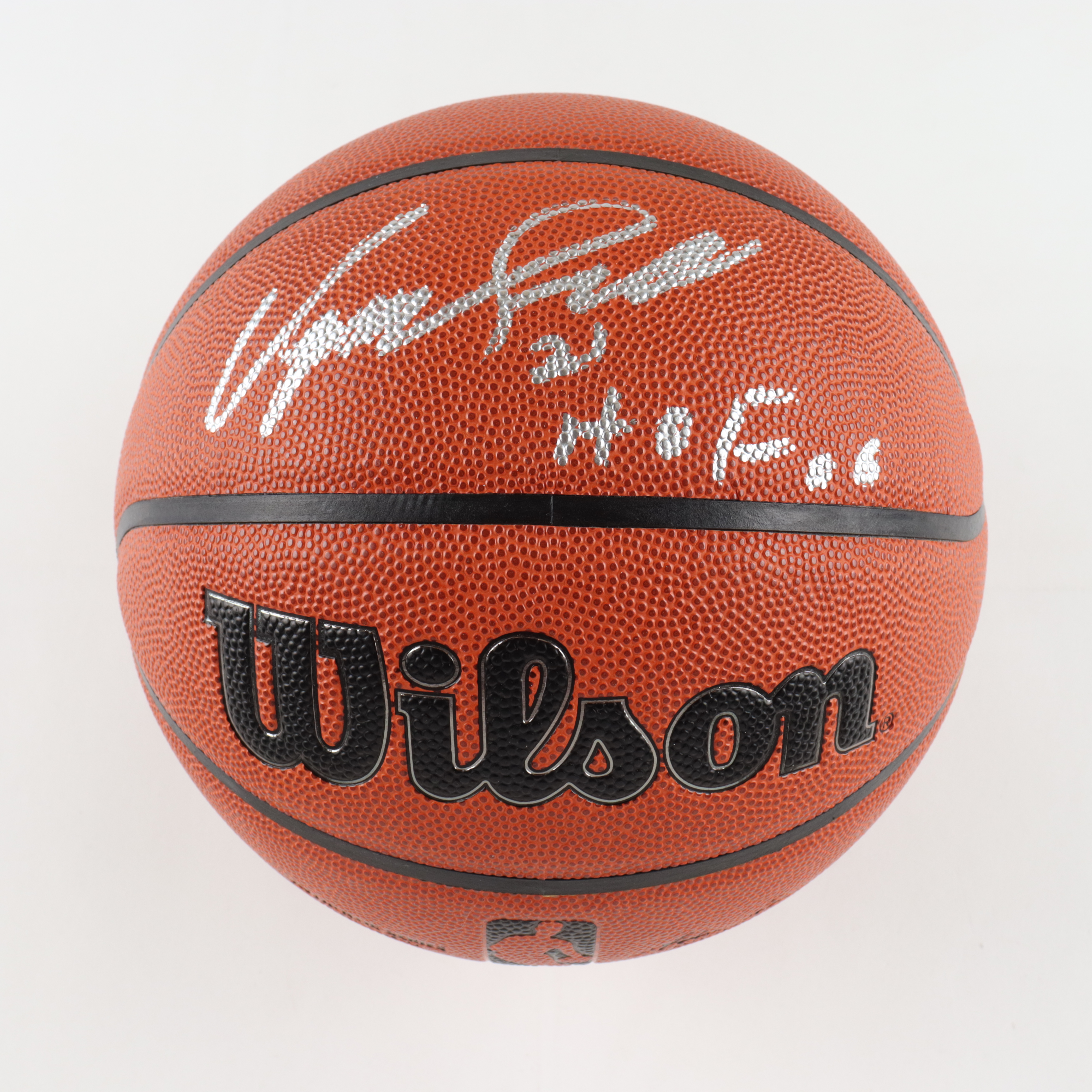 Dominique Wilkins Signed Wilson Basketball Inscribed "HOF 06" (Schwartz) at PristineAuction.com Dominique Wilkins Signed Wilson Basketball Inscribed "HOF 06" (Schwartz) at PristineAuction.com