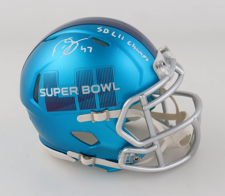Darren Sproles Signed Eagles Super Bowl LII Speed Mini Helmet Inscribed "SB LII Champs" (Beckett) at PristineAuction.com Darren Sproles Signed Eagles Super Bowl LII Speed Mini Helmet Inscribed "SB LII Champs" (Beckett) at PristineAuction.com