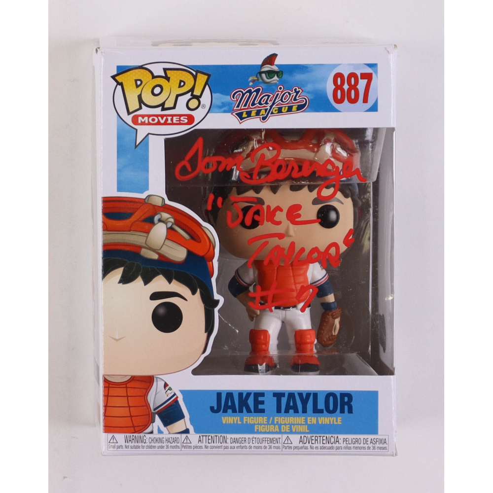 Tom Berenger Signed "Major League" 887 Jake Taylor Funko Pop! Vinyl