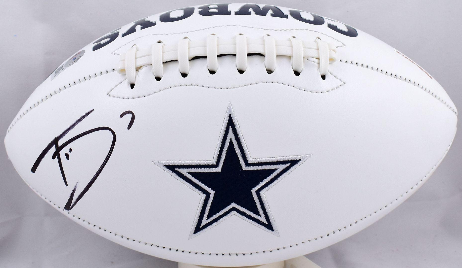 Trevon Diggs Signed Cowboys Logo Football (Beckett) at PristineAuction.com Trevon Diggs Signed Cowboys Logo Football (Beckett) at PristineAuction.com