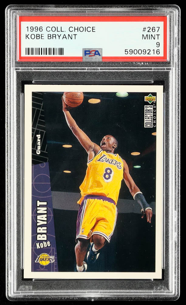 Kobe Bryant 1996-97 Collector's Choice #267 RC (PSA 10) at PristineAuction.com Kobe Bryant 1996-97 Collector's Choice #267 RC (PSA 10) at PristineAuction.com