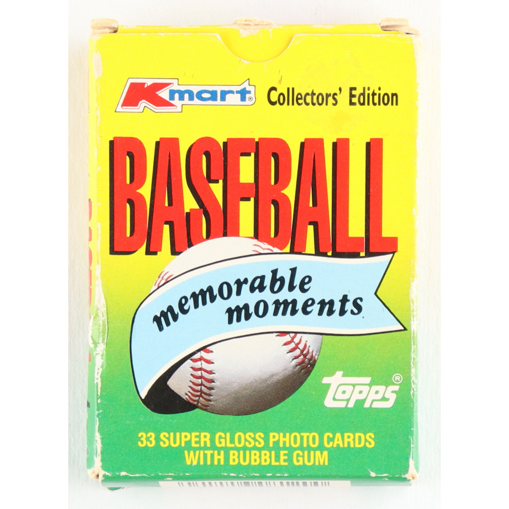 1988 Topps KMart Baseball Memorable Moments Set of (33) Cards