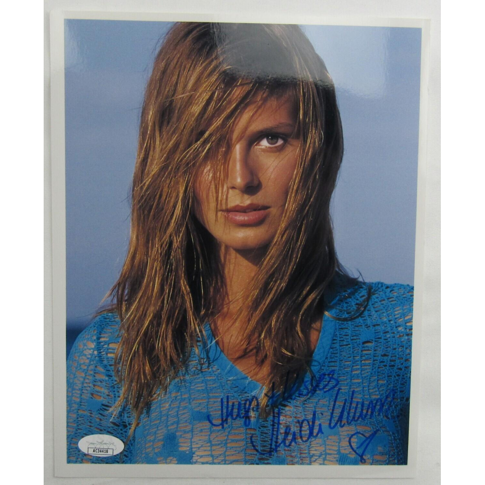 HEIDI KLUM autographe signé 20x25cm SUPERMODÈLE en personne autographe ACOA