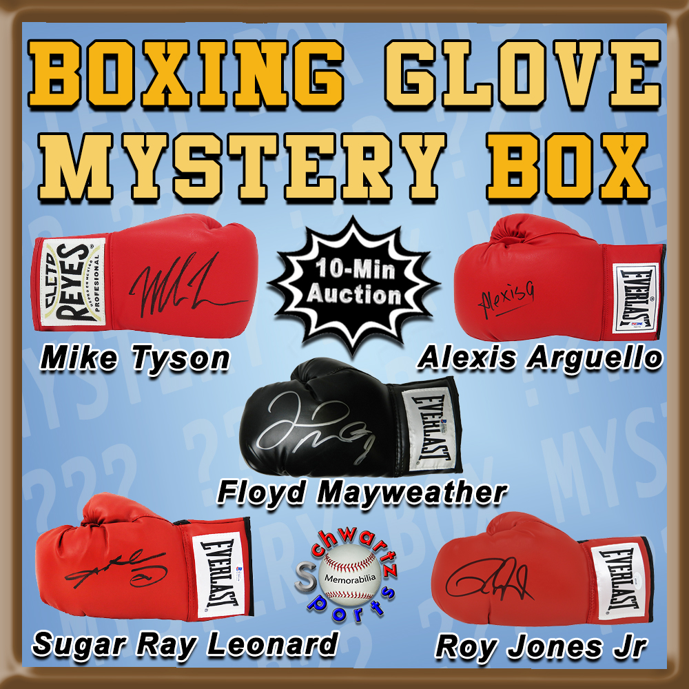 Schwartz Sports 10-Minute Auction Boxing Glove Signed Mystery Box – Series 3 (Limited to 30) at PristineAuction.com Schwartz Sports 10-Minute Auction Boxing Glove Signed Mystery Box – Series 3 (Limited to 30) at PristineAuction.com