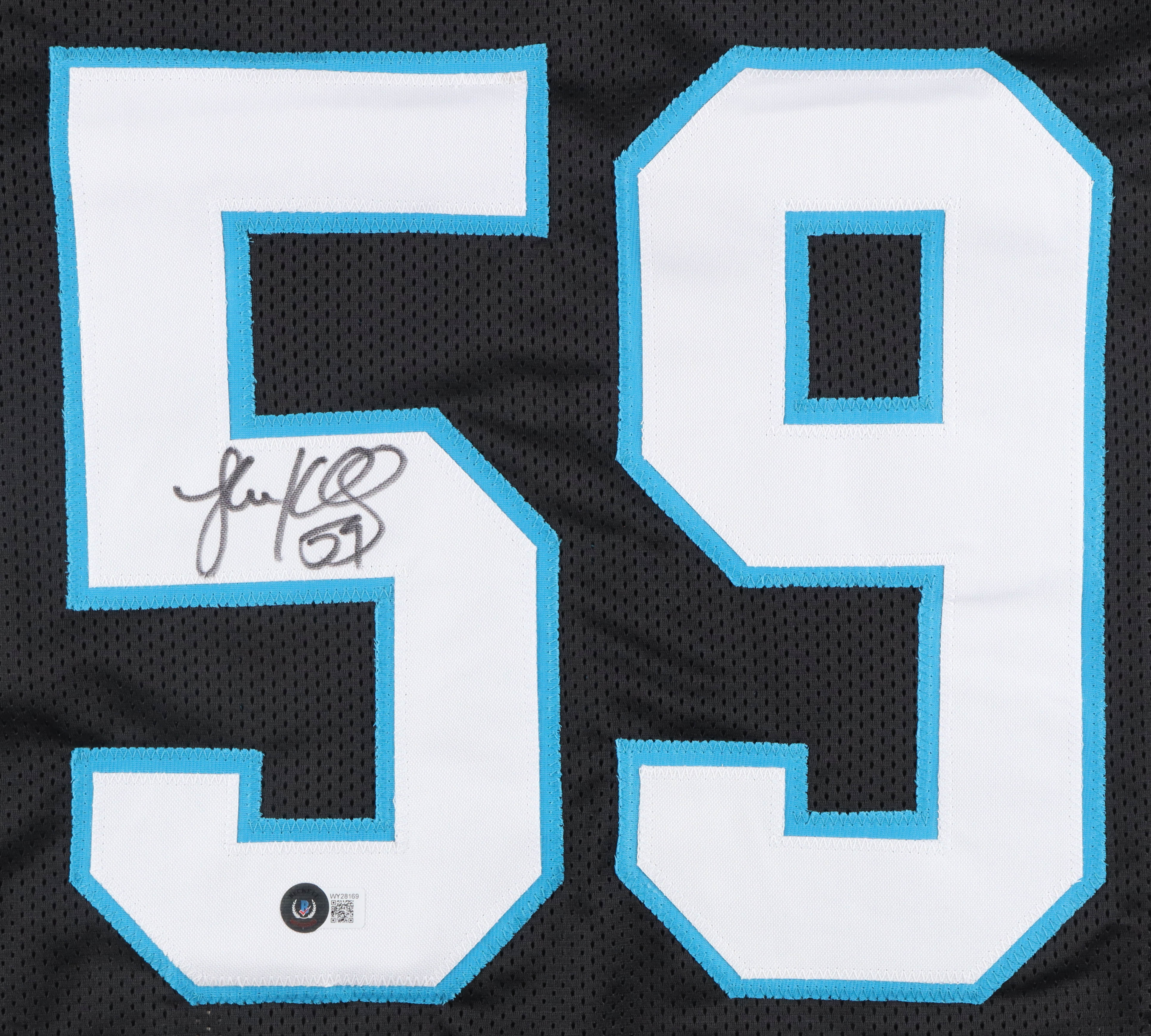 Luke Kuechly Signed Jersey (Beckett) at PristineAuction.com Luke Kuechly Signed Jersey (Beckett) at PristineAuction.com
