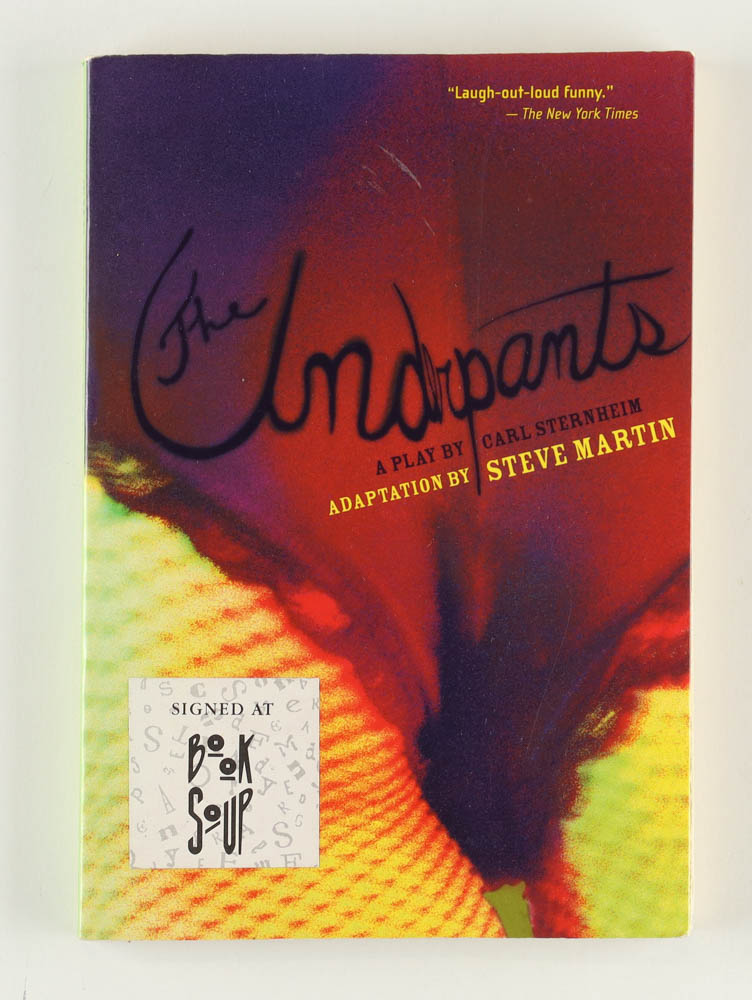 Steve Martin Signed "The Underpants" Softcover Book (JSA) at PristineAuction.com Steve Martin Signed "The Underpants" Softcover Book (JSA) at PristineAuction.com