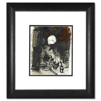 "Still Life" 16x17 Custom Framed Lithograph by Marc Chagall (Artova) at PristineAuction.com
