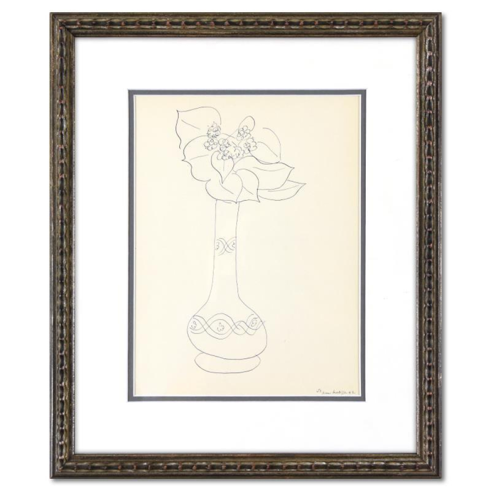 Pierre Henri Matisse “Untitled” Custom Framed Lithograph with Plate ...