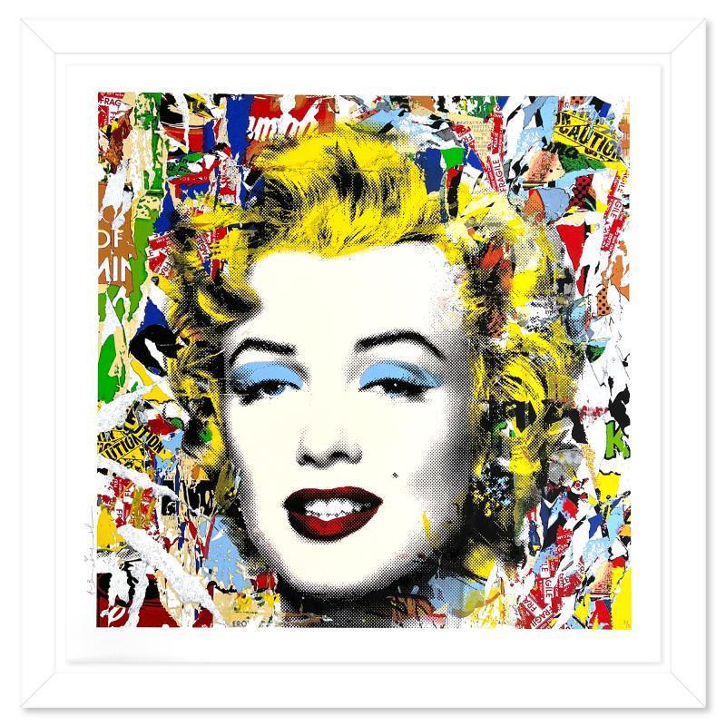 Mr. Brainwash Signed "Monroe PROPfolio - Collage" Numbered LE Custom Framed Silkscreen (PA) at PristineAuction.com Mr. Brainwash Signed "Monroe PROPfolio - Collage" Numbered LE Custom Framed Silkscreen (PA) at PristineAuction.com