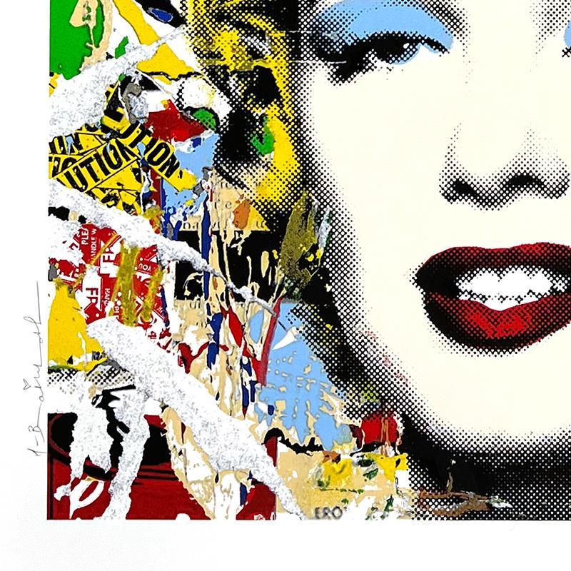 Mr. Brainwash Signed "Monroe PROPfolio - Collage" Numbered LE Custom Framed Silkscreen (PA) at PristineAuction.com Mr. Brainwash Signed "Monroe PROPfolio - Collage" Numbered LE Custom Framed Silkscreen (PA) at PristineAuction.com