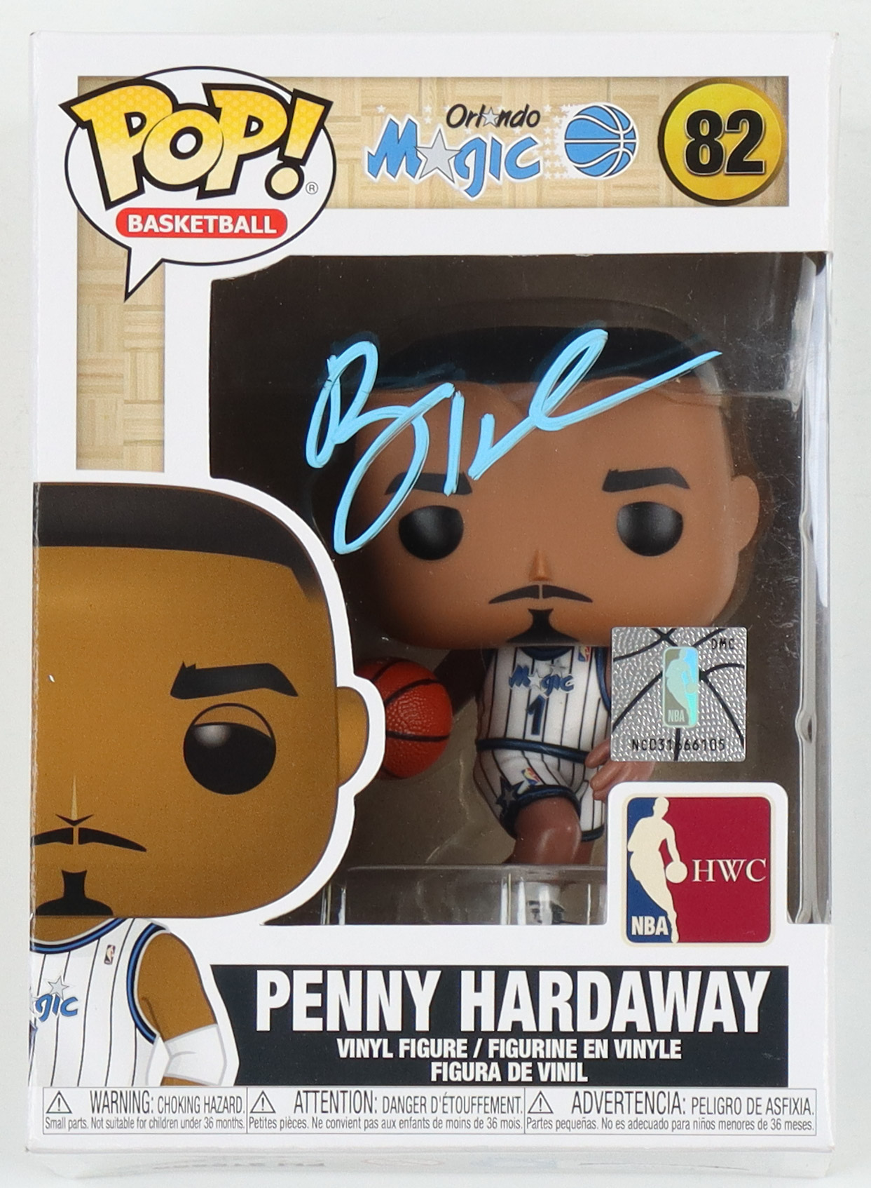 Anfernee "Penny" Hardaway Signed Magic #82 Funko Pop! Basketball Vinyl Figure (PSA) at PristineAuction.com Anfernee "Penny" Hardaway Signed Magic #82 Funko Pop! Basketball Vinyl Figure (PSA) at PristineAuction.com