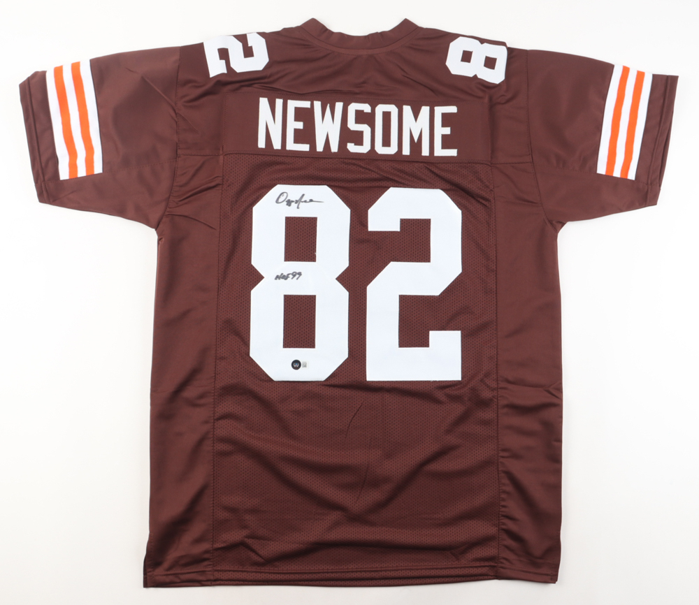 Ozzie Newsome Signed Jersey Inscribed "HOF 99" (Beckett) at PristineAuction.com Ozzie Newsome Signed Jersey Inscribed "HOF 99" (Beckett) at PristineAuction.com