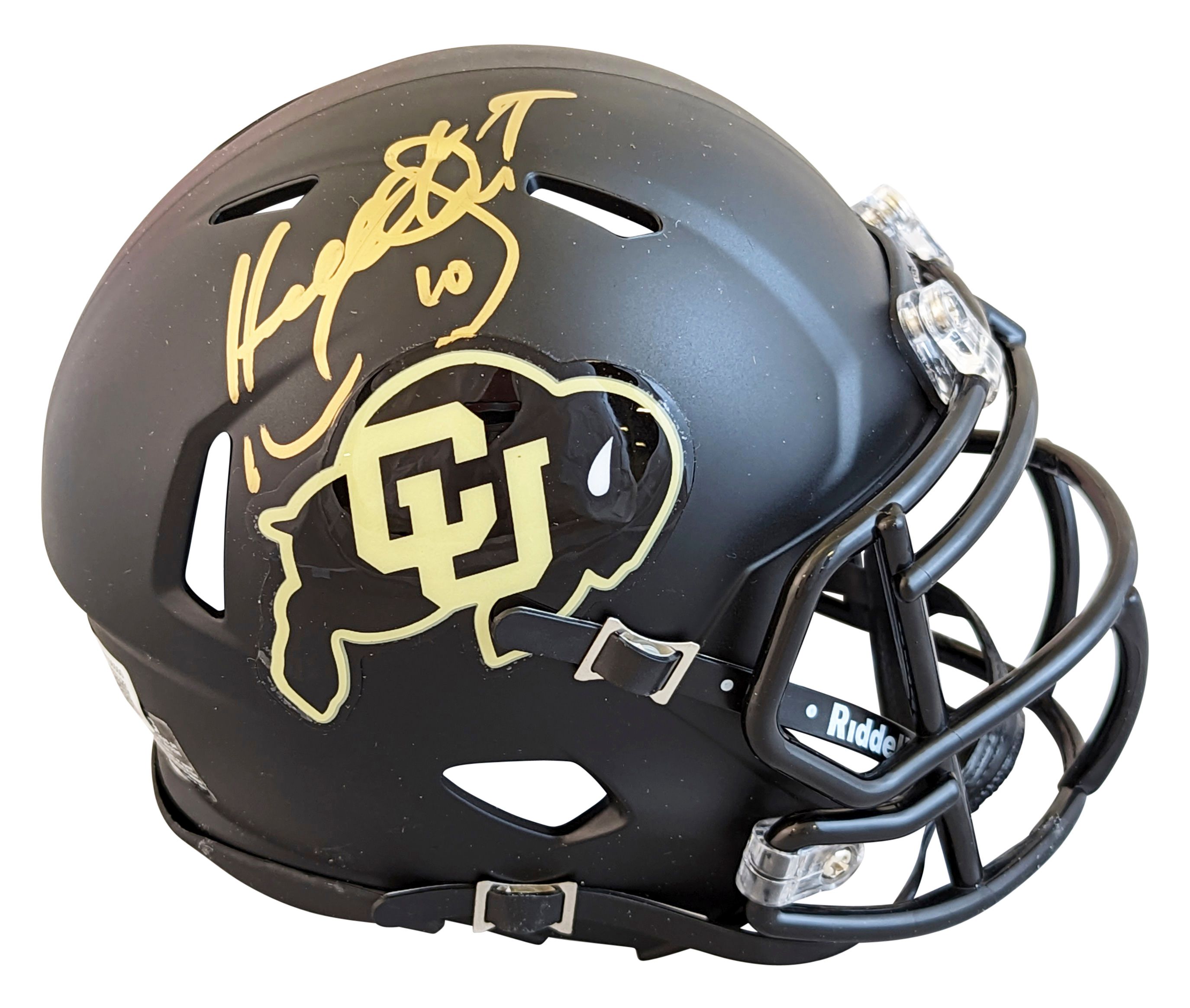 Kordell Stewart Signed Colorado Buffaloes Speed Mini Helmet (Beckett) at PristineAuction.com Kordell Stewart Signed Colorado Buffaloes Speed Mini Helmet (Beckett) at PristineAuction.com