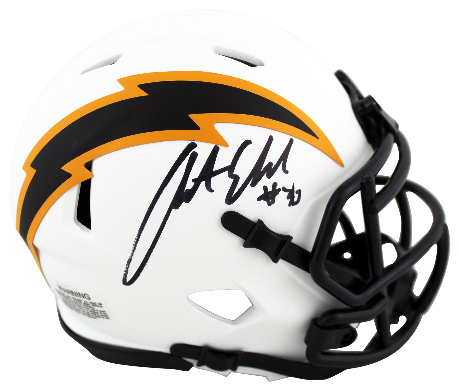Austin Ekeler Signed Chargers Lunar Eclipse Alternate Speed Mini Helmet (PSA) at PristineAuction.com Austin Ekeler Signed Chargers Lunar Eclipse Alternate Speed Mini Helmet (PSA) at PristineAuction.com