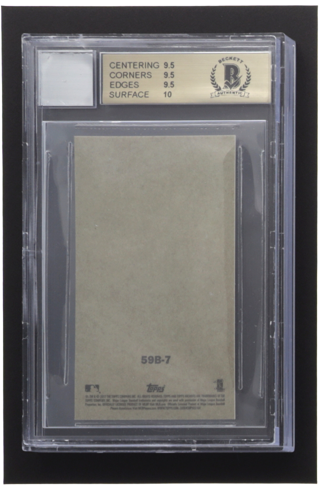 Aaron Judge Signed 2017 Topps Archives '59 Bazooka #59B7 (BGS 9.5) at PristineAuction.com Aaron Judge Signed 2017 Topps Archives '59 Bazooka #59B7 (BGS 9.5) at PristineAuction.com