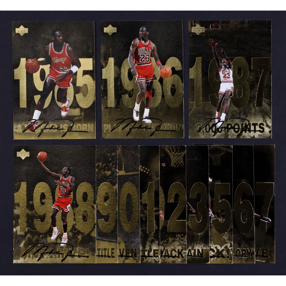 1998 upper deck michael jordan set of 12