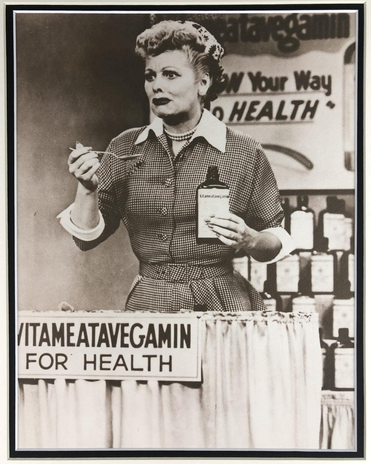 Lucille Ball "I Love Lucy" Custom Framed Photo with Nameplate Quote at PristineAuction.com Lucille Ball "I Love Lucy" Custom Framed Photo with Nameplate Quote at PristineAuction.com