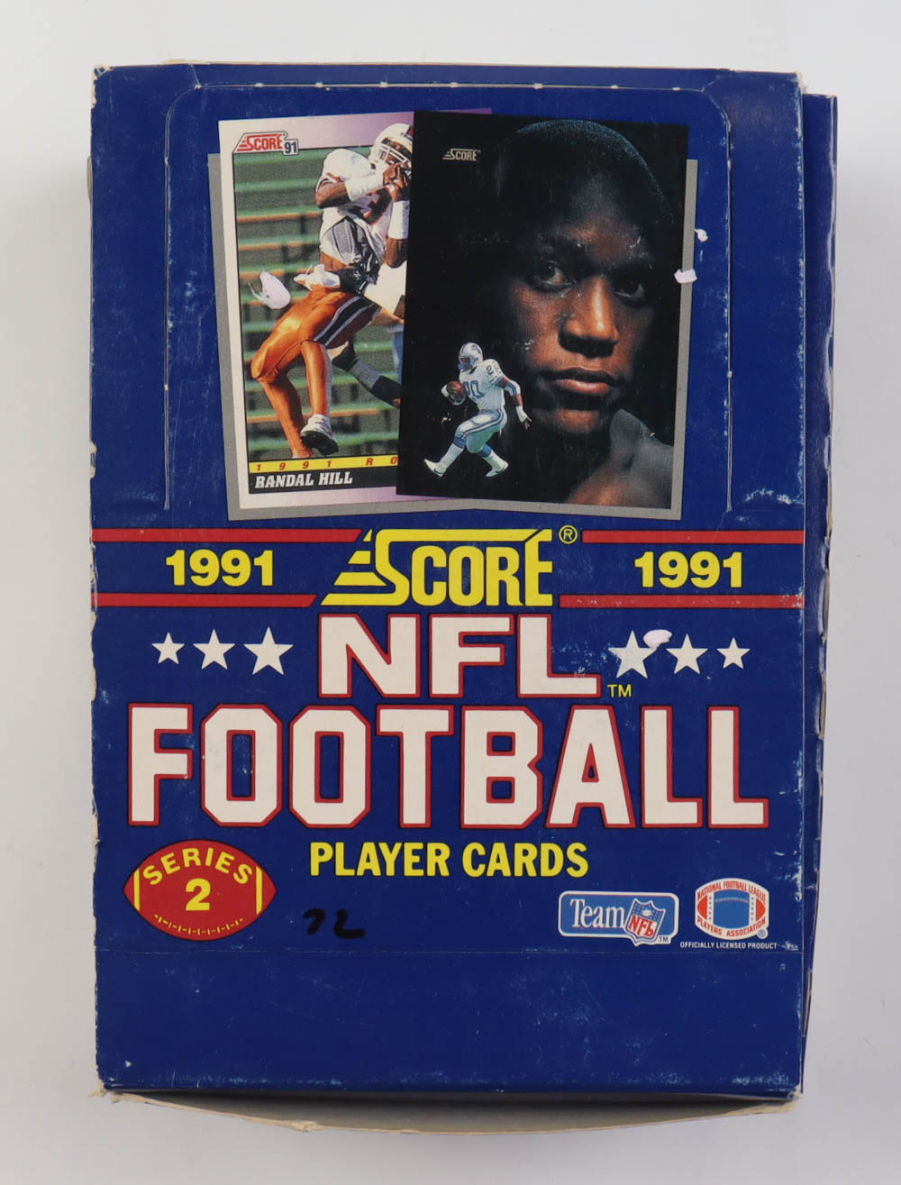 1991 Score Series 2 Football Wax Box with (36) Packs at PristineAuction.com 1991 Score Series 2 Football Wax Box with (36) Packs at PristineAuction.com