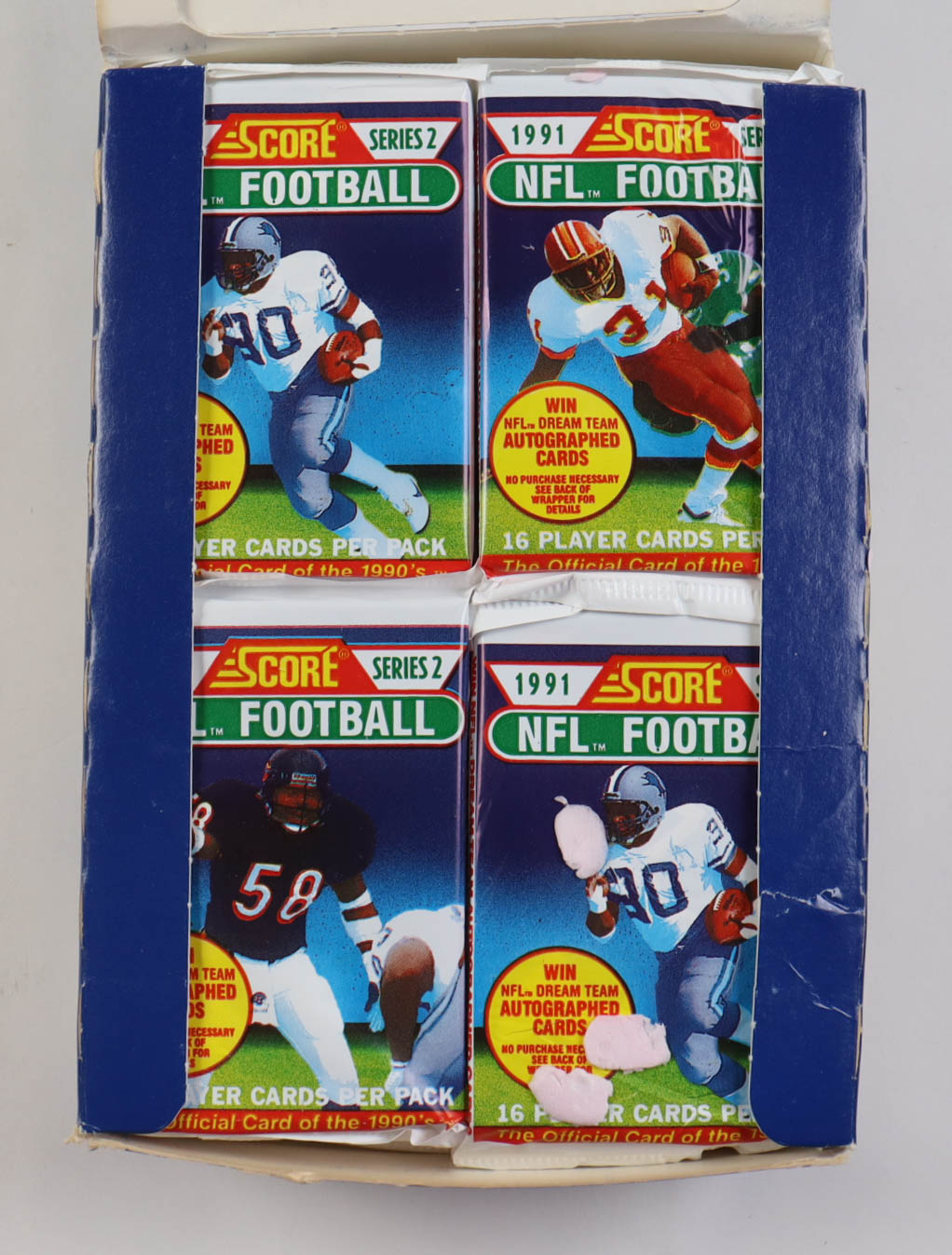 1991 Score Series 2 Football Wax Box with (36) Packs at PristineAuction.com 1991 Score Series 2 Football Wax Box with (36) Packs at PristineAuction.com