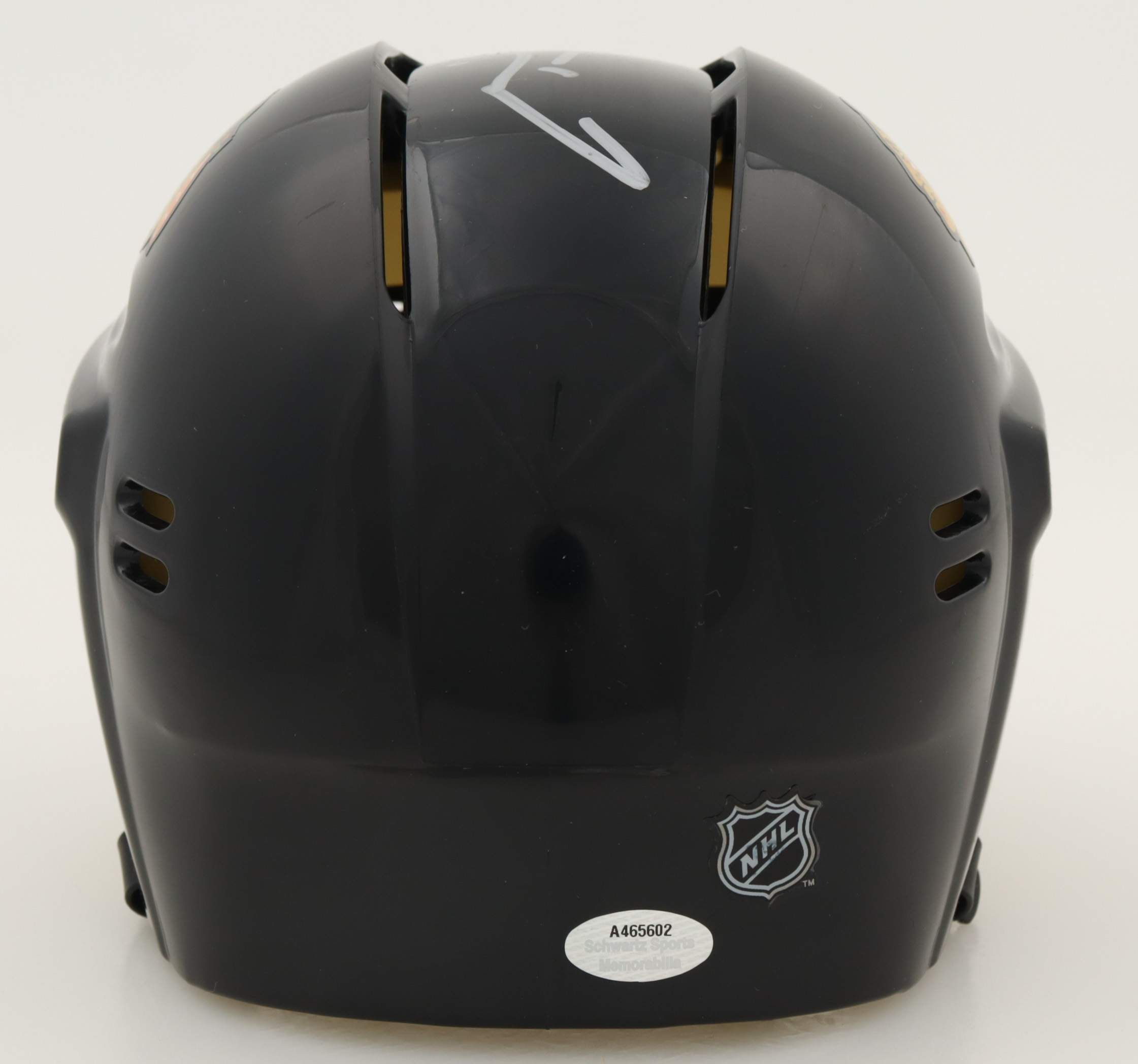 Marian Hossa Signed Blackhawks Mini Helmet (Schwartz) at PristineAuction.com Marian Hossa Signed Blackhawks Mini Helmet (Schwartz) at PristineAuction.com